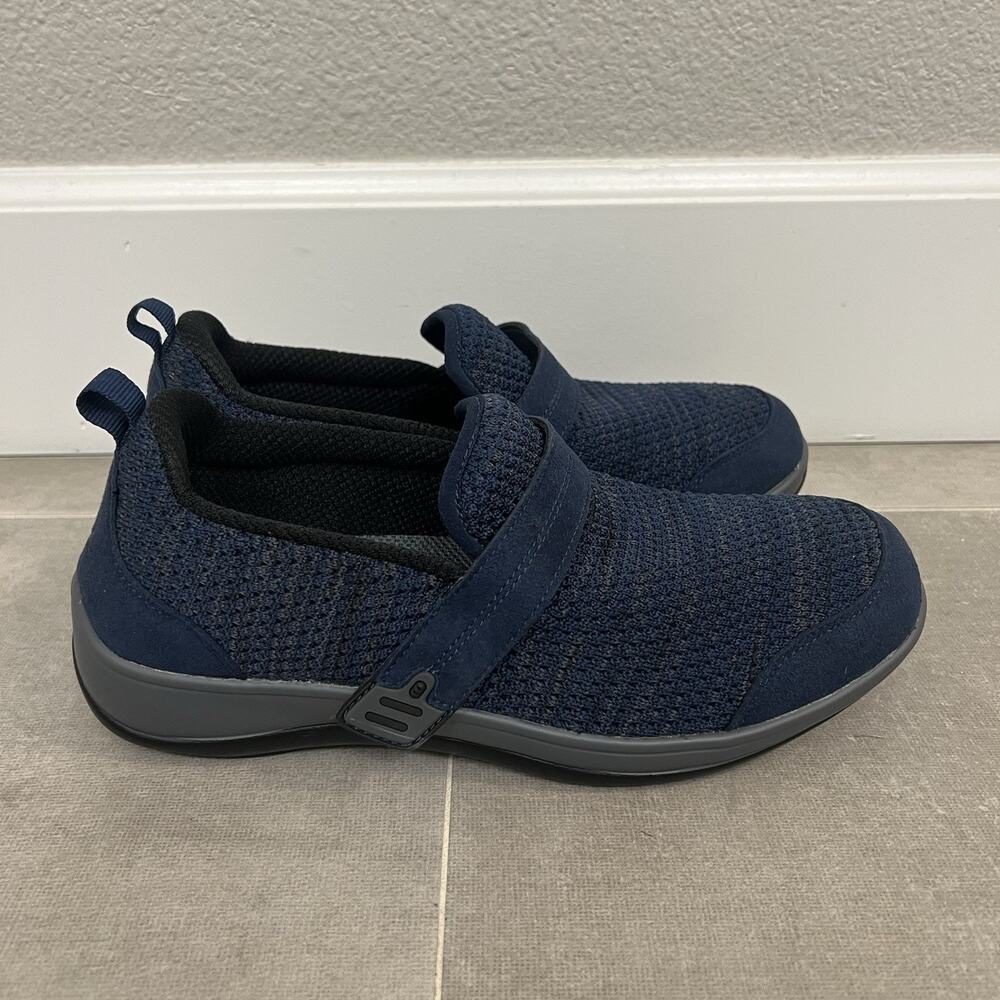 Orthofeet Quincy Womens Size 8D Blue Orthopedic Comfort Walking Shoes 823